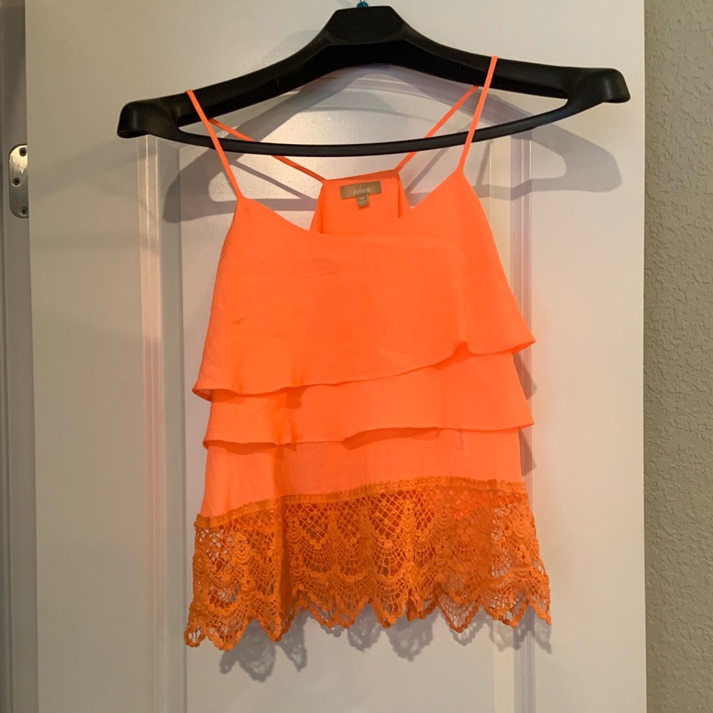 Juniors Medium Takara Orange Top